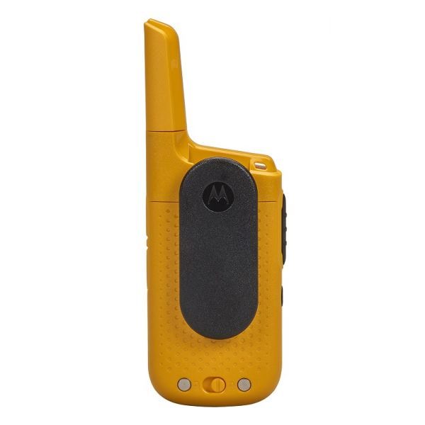 Motorola T72 Walkie Talkie Pack de 2 con Largo Alcance y Base de Carga