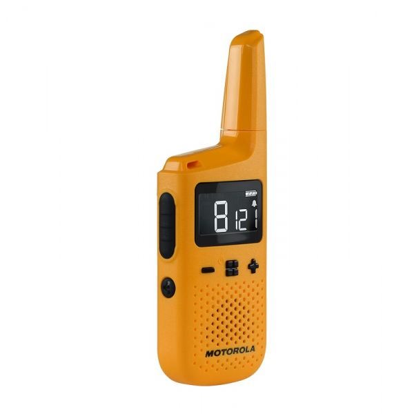 Motorola T72 Walkie Talkie Pack de 2 con Largo Alcance y Base de Carga