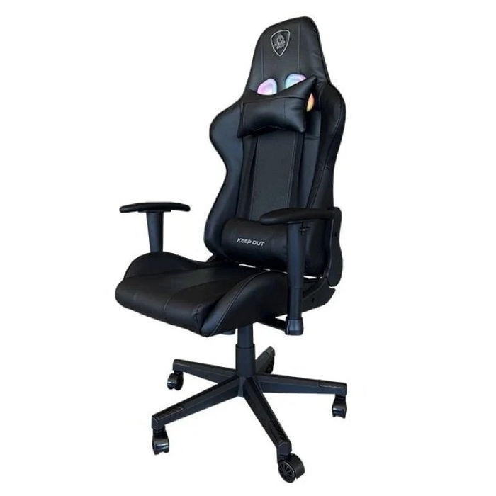 Keep Out Silla Gaming Racing Pro RGB Incluye Cojines Cervical y Lumbar Keep Out Silla Gaming Racing Pro RGB Incluye Cojines Cervical y Lumbar