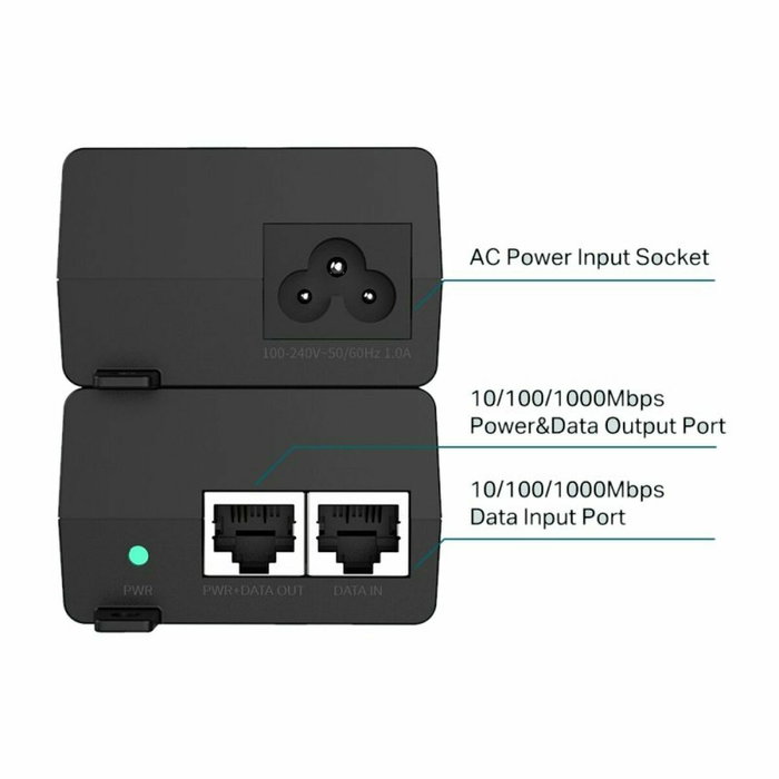 TP-Link TL-POE160S Inyector de PoE+ Gigabit Ethernet