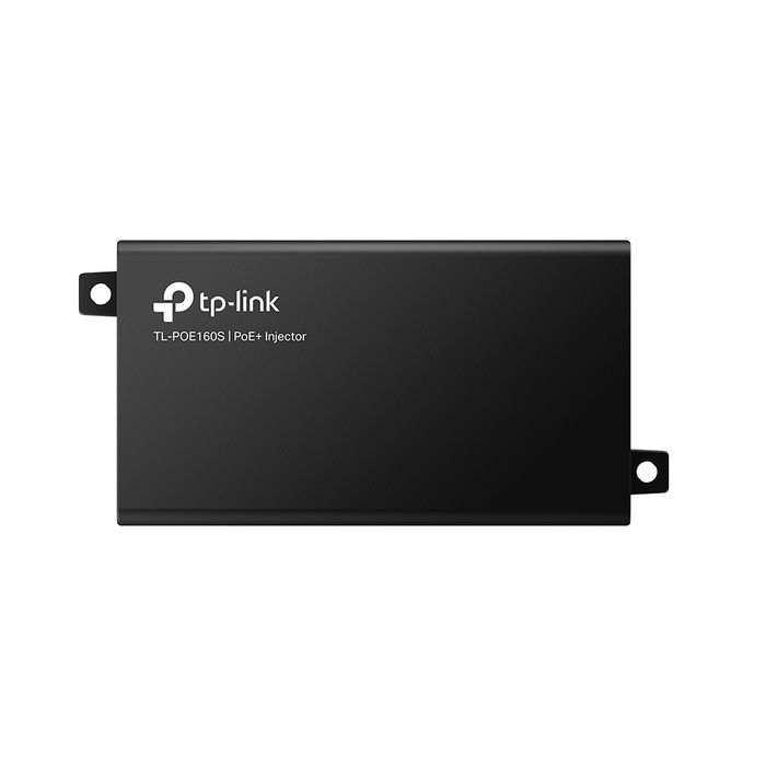 TP-Link TL-POE160S Inyector PoE+ con 2 Puertos Gigabit, IEEE 802.3af/at, Hasta 30W, Alimentación Integrada, para Montaje en Pared o Escritorio