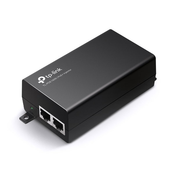 TP-LINK PoE+ Injector Adapter. 1× Gigabit PoE Port, 1× Gigabit Non-PoE Port. TP-LINK PoE+ Injector Adapter. 1× Gigabit PoE Port, 1× Gigabit Non-PoE Port.