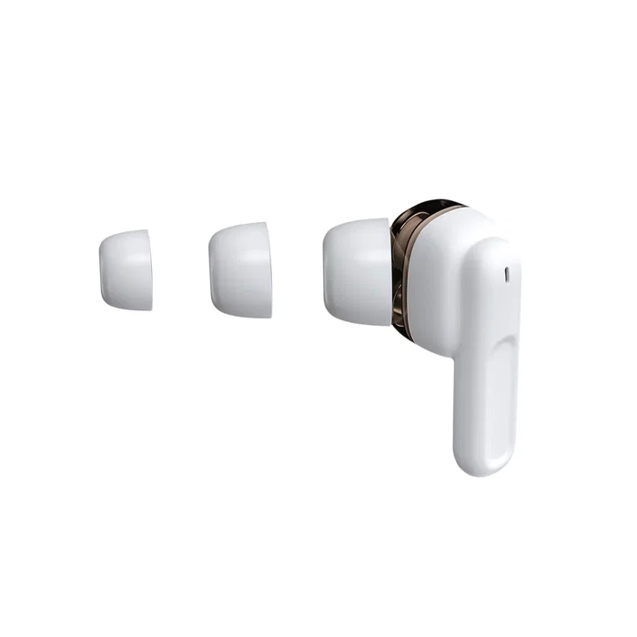 Mars Gaming MHIB Auriculares Inalámbricos Bluetooth 5.1, Dual Driver, 16h Autonomía, Control Táctil, IPX4, Resistente al Agua, Blanco