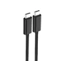 Ewent EC1035 Cable USB 2.0 Tipo C a USB-C, para Carga Rápida y Datos, 60W PD, 480 Mbps, Longitud 1 Metro, Negro