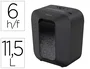 Fellowes LX25 Destructora de Documentos, Capacidad 6 Hojas, Partículas 4x37mm, Nivel Seguridad P-4, Grapas, Clips y Tarjetas, Papelera 11,5 L