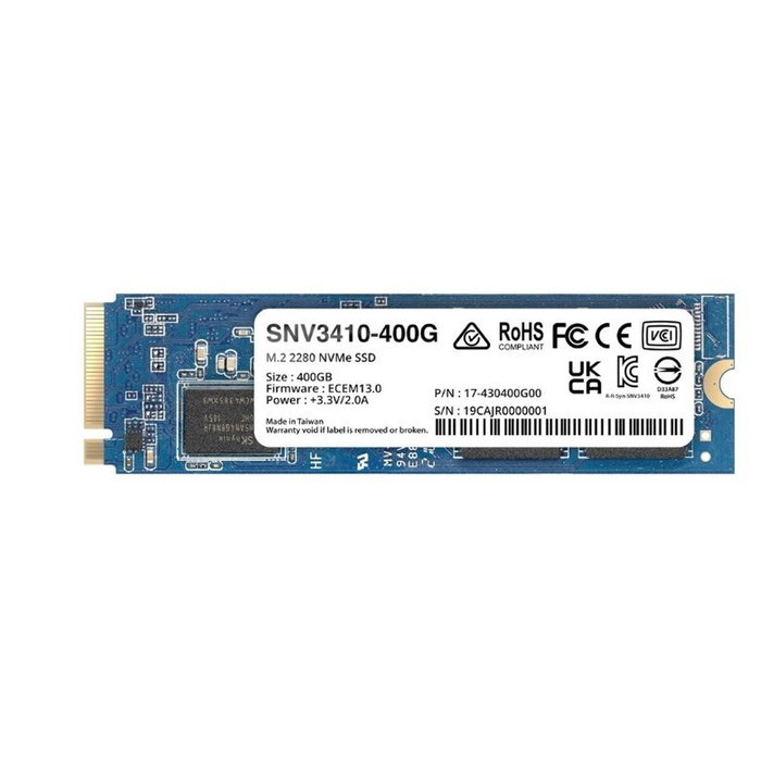 Synology SNV3410 SSD 400GB M.2 2280 NVMe PCIe Gen3