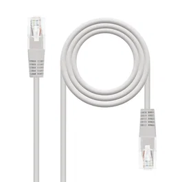 Nanocable 10.20.0401-L150 Cable de red Ethernet RJ45 Cat6 U/UTP 1.5 metros AWG24 100% cobre, blindaje UTP, color Gris, certificaciones RoHS