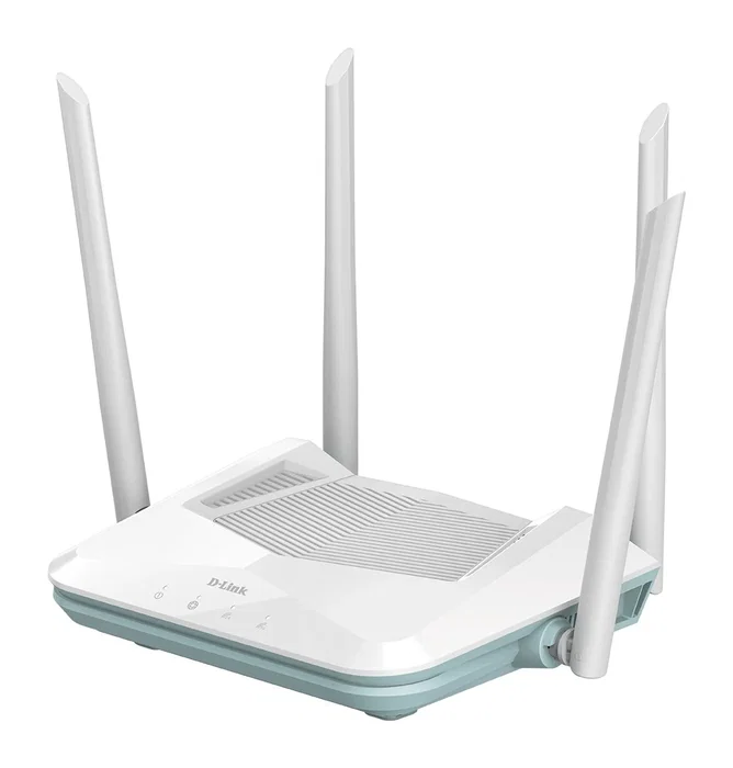 D-Link R15 Eagle Pro AI Router Inalámbrico WiFi 6 AX1500 (1500 Mbps) Doble Banda 2.4GHz/5GHz, 4 Antenas Externas, 3 Puertos Gigabit Ethernet, MU-MIMO, Color Blanco