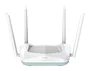 D-Link R15 Eagle Pro AI Router Inalámbrico WiFi 6 AX1500 (1500 Mbps) Doble Banda 2.4GHz/5GHz, 4 Antenas Externas, 3 Puertos Gigabit Ethernet, MU-MIMO, Color Blanco