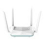 D - Link Router Wifi 6 R15 Eagle Doble Banda 2.4/5 GHz Wi-Fi 6 (802.11ax) 300 Mbps + 1201 Mbps Gigabit Ethernet 3 Puertos LAN Blanco