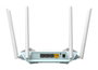 D - Link Router Wifi 6 R15 Eagle Doble Banda 2.4/5 GHz Wi-Fi 6 (802.11ax) 300 Mbps + 1201 Mbps Gigabit Ethernet 3 Puertos LAN Blanco