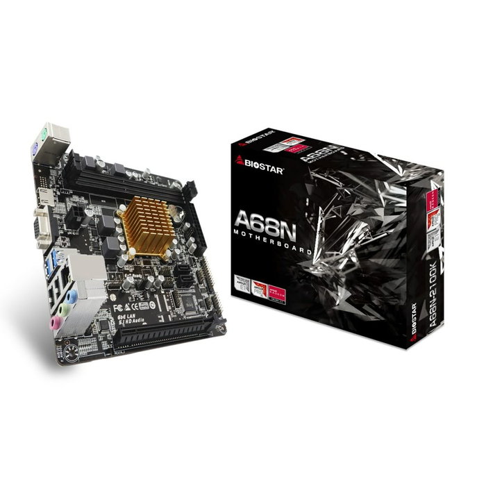 BIOSTAR A68N-2100K Mini ITX con AMD E1-6010