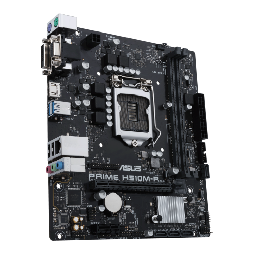 ASUS PRIME H510M-R-SI Placa Base mATX Intel LGA 1200 H510 2DDR4 64GB VGA DVI HDMI GBLAN SATA3 USB3.2
