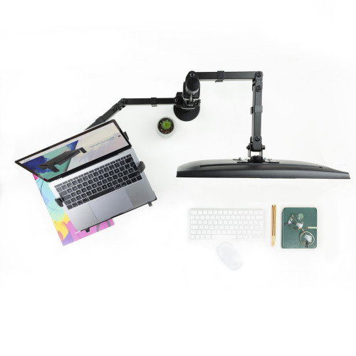 TOOQ Soporte de Mesa DB1200TN-B para Pantalla 13-32 Pulgadas y Portátil Negro TOOQ Soporte de Mesa DB1200TN-B para Pantalla 13-32 Pulgadas y Portátil Negro