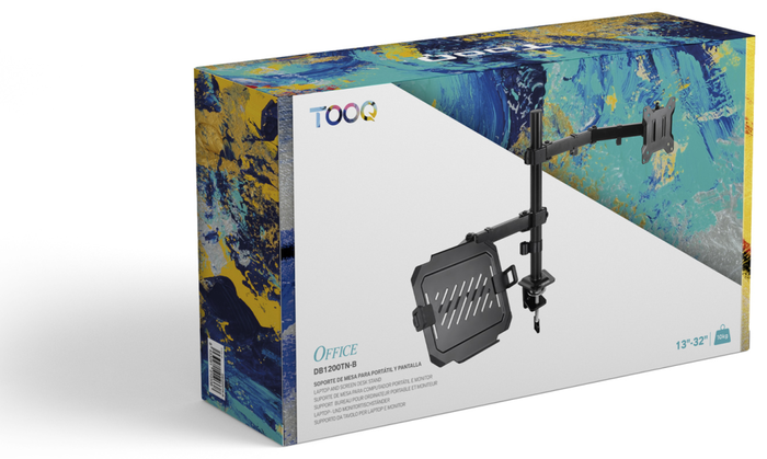 TOOQ Soporte de Mesa para Monitor 13-32'' y Portátil DB1200TN-B TOOQ Soporte de Mesa para Monitor 13-32'' y Portátil DB1200TN-B