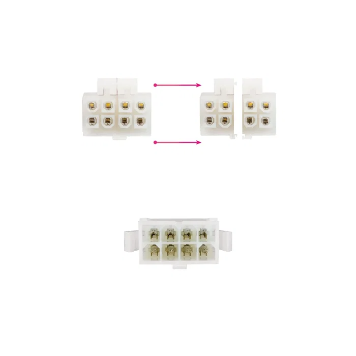 Nanocable Extensión de Cable de Alimentación ATX 8 Pines (4+4) para Fuente de PC de 30 cm - 10.19.1402u Nanocable Extensión de Cable de Alimentación ATX 8 Pines (4+4) para Fuente de PC de 30 cm - 10.19.1402u