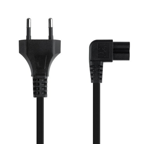 Nanocable Cable de Alimentación Acodado CEE7/16/M-C7/H Negro 3 m Nanocable Cable de Alimentación Acodado CEE7/16/M-C7/H Negro 3 m