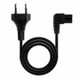 Nanocable Cable de Alimentación Acodado CEE7/16/M-C7/H Negro 3 m