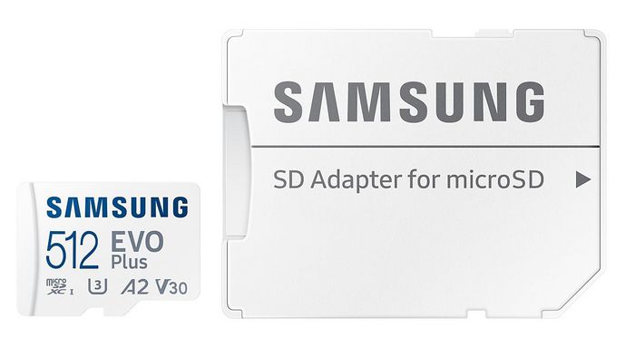 Samsung EVO Plus MB-MC512KA/EU 512GB microSDXC Samsung EVO Plus MB-MC512KA/EU 512GB microSDXC
