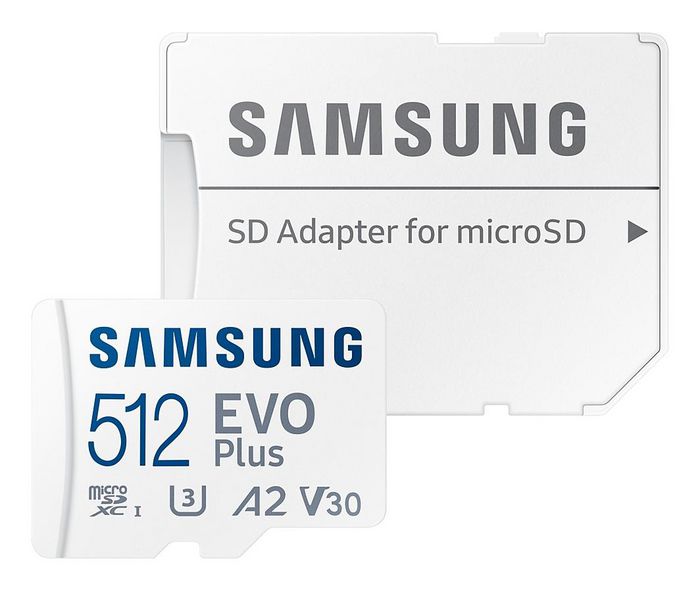 Samsung EVO Plus MB-MC512KA/EU 512GB microSDXC Samsung EVO Plus MB-MC512KA/EU 512GB microSDXC