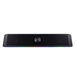 Deep Gaming R200B - Barra de Sonido Gaming 6W RGB con Bluetooth 5.0, Entrada Auxiliar 3.5mm, para PC, TV, Consolas y Dispositivos Móviles