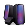 Coolbox Altavoces Gaming R205 2.0 RGB Bluetooth 5.0 6W RMS para PC Smartphones Tablets TV