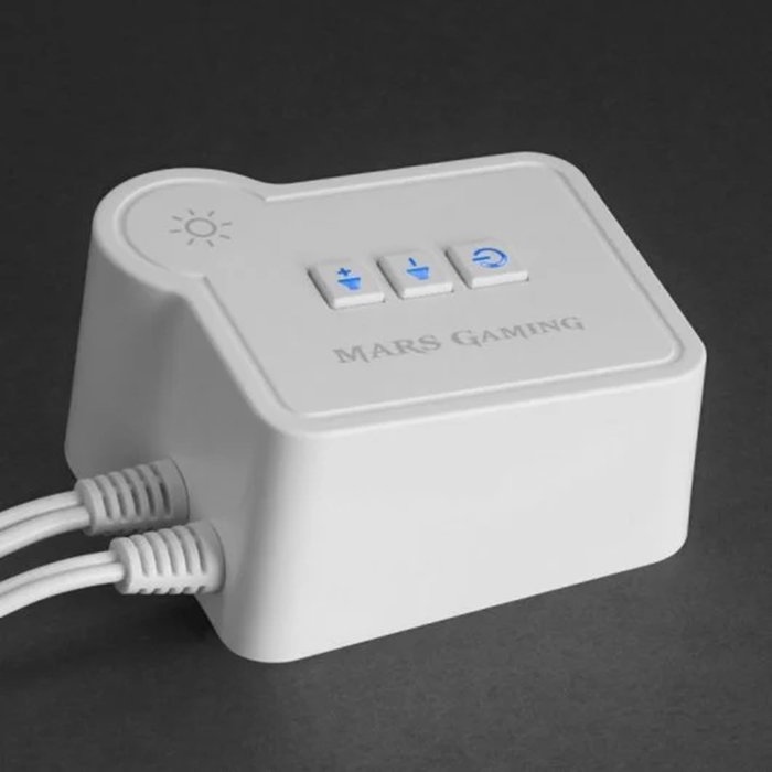 Mars Gaming MSRGBW Altavoces Bluetooth 2.0 15W, Color Blanco