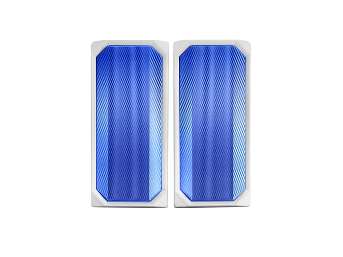 Mars Gaming Altavoces MSRGBW Blanco 15W 2.0 Bluetooth 5.0 y Jack, con Iluminación RGB y Control Box para PC, Consola, TV o Smartphone