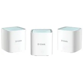 D-Link EAGLE PRO AI M15-3 Sistema WiFi Mesh AX1500, Wi-Fi 6, 1500 Mbps, Pack de 3 Nodos, Cobertura Hasta 500 m², Dual Band, IA, Compatible con Alexa/Google Assistant
