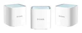 D-Link EAGLE PRO AI M15-3 Sistema WiFi Mesh AX1500, Wi-Fi 6, 1500 Mbps, Pack de 3 Nodos, Cobertura Hasta 500 m², Dual Band, IA, Compatible con Alexa/Google Assistant