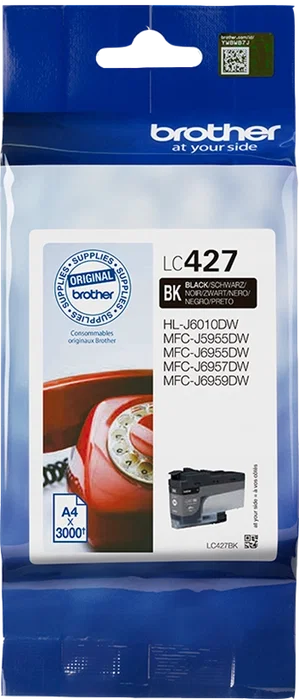 Brother Cartucho de Tinta Negro LC427BK