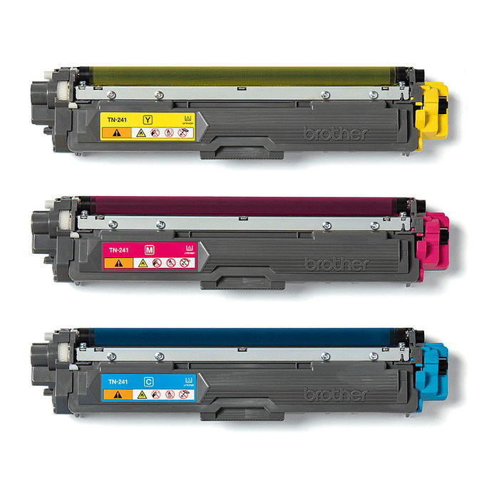 Brother TN241CMY Multipack de Tóner Cian, Magenta y Amarillo