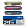 Brother TN241CMY Multipack de Tóner Cian, Magenta y Amarillo