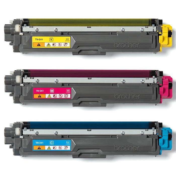 Brother TN241CMY Multipack de Tóner Cian, Magenta y Amarillo