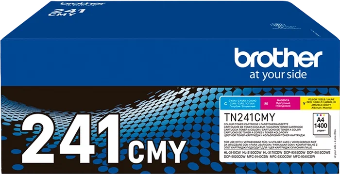 Brother TN241CMY Multipack de Tóner Cian, Magenta y Amarillo Brother TN241CMY Multipack de Tóner Cian, Magenta y Amarillo