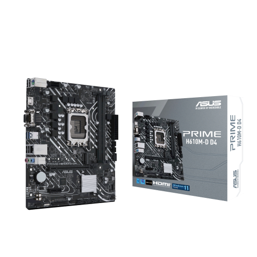 Asus Placa Base PRIME H610M-D D4 Intel LGA 1700 H610 2x DDR4 Micro ATX 90MB1A00-M0EAY0