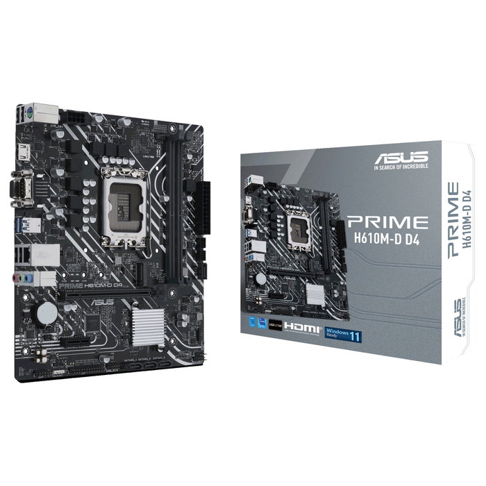 Asus Prime H610M-D D4 Micro ATX DDR4 LGA 1700