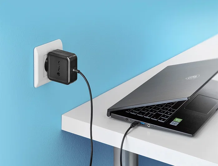 NGS Cargador Universal de Pared 45W USB-C W-45WTYPEC Negro