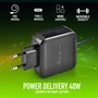 NGS Cargador Universal de Pared 45W USB-C W-45WTYPEC Negro