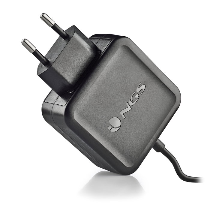 NGS Cargador Universal de Pared 45W USB-C W-45WTYPEC Negro NGS Cargador Universal de Pared 45W USB-C W-45WTYPEC Negro