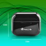 NGS Artica Bloom Auriculares Inalámbricos Negro con Estuche de Carga