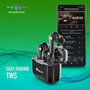 NGS Artica Bloom Auriculares Inalámbricos Negro con Estuche de Carga