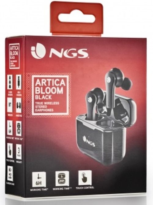 NGS Ártica Bloom Auriculares Bluetooth Negros