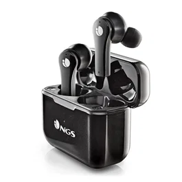NGS Ártica Bloom Auriculares Bluetooth con Estuche de Carga Negro