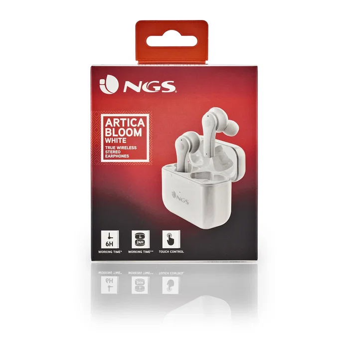 NGS Artica Bloom Auriculares Inalámbricos True Wireless Blanco