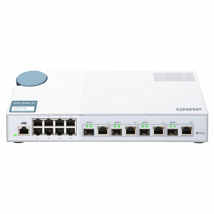 QNAP QSW-M408-4C Switch Gestionado L2 Gigabit Ethernet Blanco