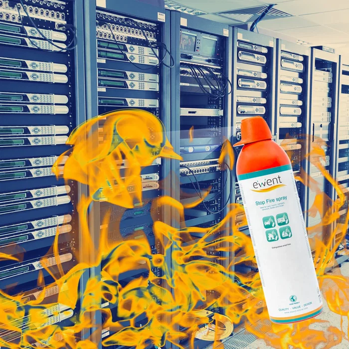 Ewent EW5621 Extintor de Incendios Químico Húmedo Portátil para Clase A, B, C, E - Ideal para Coche, Caravana, Camión y Embarcación