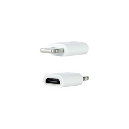 Nanocable Adaptador Lightning a Micro USB Hembra/Macho Blanco 10.10.4100