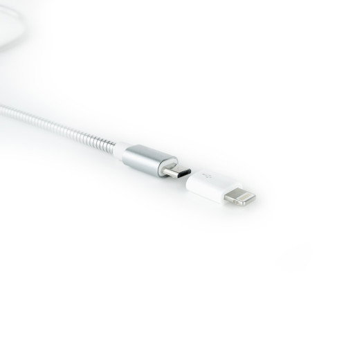 Nanocable Adaptador Lightning a Micro USB Blanco 10.10.4100