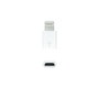 Nanocable Adaptador Lightning a Micro USB Blanco 10.10.4100